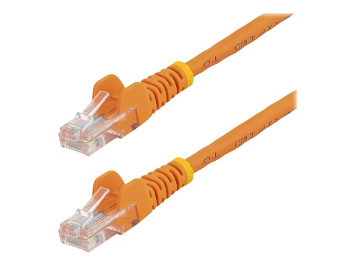 [45PAT50CMOR] StarTech.com Startech 0,5m Cat5e Ethernet Netzwerkkabel Snagless mit RJ45 - Cat 5e UTP Kabel - Orange - Patch-Kabel - RJ-45 (M)