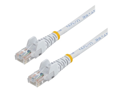[45PAT50CMWH] StarTech.com 0,5m Cat5e Ethernet Netzwerkkabel Snagless mit RJ45 - Cat 5e UTP Kabel - Weiß - Patch-Kabel - RJ-45 (M)