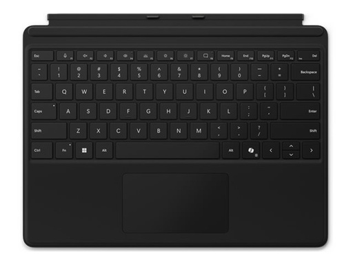 [8XA-00172] Microsoft Surface Pro Keyboard - Tastatur - mit Trackpad, Beschleunigungsmesser, Surface Slim Pen 2 Ablage- und Ladeschale - QWERTZ - Deutsch/Österreichisch - Schwarz - für Microsoft Surface Pro 8, Pro 8 for Business, Pro 9, Pro 9 for Business, Pro 10 for Business, Pro (11th Edition)
