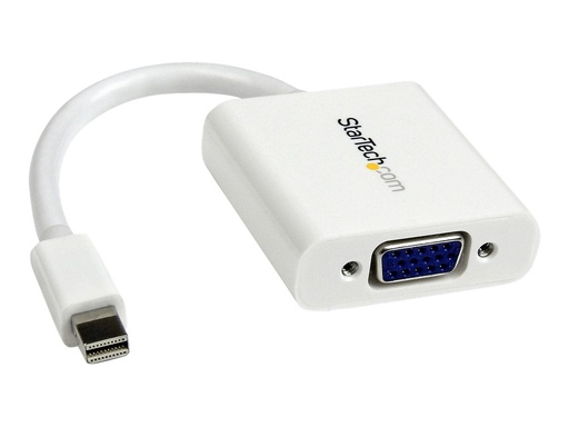 [MDP2VGAW] StarTech.com Mini DisplayPort to VGA Adapter - White - 1080p - Thunderbolt to VGA Monitor Adapter - Mini DP to VGA Converter (MDP2VGAW)