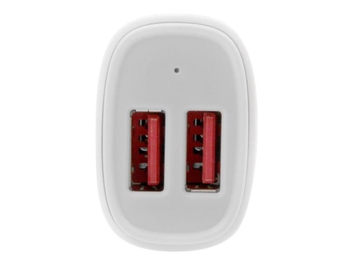 [USB2PCARWHS] StarTech.com Startech Dual Port USB KFZ Ladegerät - 24W/4.8 - Weiß - 2 Port USB Autoladegerät - Auto-Netzteil - 24 watt - 4.8 A - 2 Ausgabeanschlussstellen (USB)