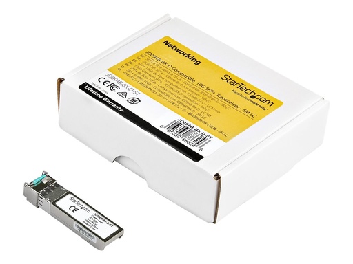 [JD094B-BX-D-ST] StarTech.com Startech JD094B-BX-D-ST Transceiver Modul (HP JD094B-BX-D kompatibel, SFP+ , 10 Gbit/s, 10 km, Single Mode, 10GBase-BX Downstream)