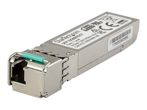 [SFP10GBX10DS] StarTech.com SFP10GBX10DS Transceiver Modul (Dell EMC SFP-10G-BX10-D kompatibel, SFP+, 10 Gbit/s, 10 km, Single Mode, Mini-GBIC)