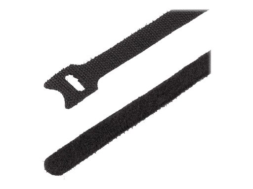 [B506I-HOOK-LOOP-TIES] StarTech.com Klettkabelbinder Set - 50 Stück - Kabelbinder - Klettband - Kabelbinder - Klettverschluss - 15 m - Schwarz (Packung mit 50)