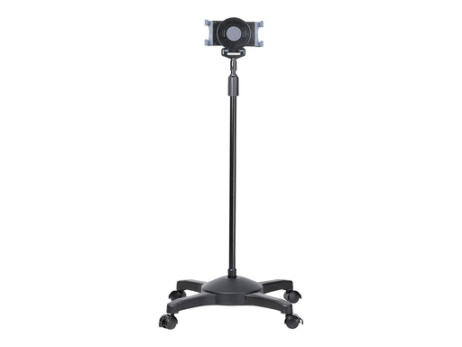 [STNDTBLTMOB] StarTech.com Mobiler Tablet Ständer mit Bremsrollen - Höhenverstellbar - Schwenkbares Ergonomischer Universeller Bodenständer mit Rollen für iPad/Tablets 7-11 Zoll - Trennbarer Halter (STNDTBLTMOB)