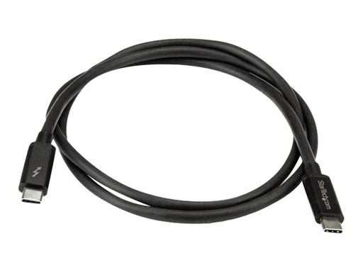 [TBLT3MM1M] StarTech.com StarTech 1m (3.3ft) Thunderbolt 3 Cable, 20Gbps, 100W PD, 4K Video, Thunderbolt-Certified, Compatible w/ TB4/USB 3.2/DisplayPort - Thunderbolt-Kabel - USB-C (M)