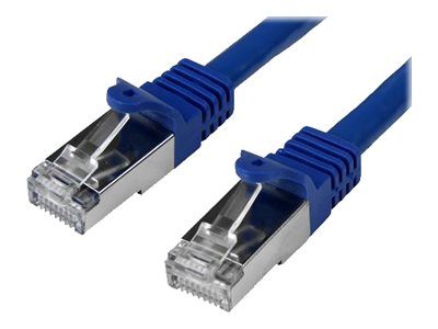 [N6SPAT50CMBL] StarTech.com Startech 50cm CAT6 Ethernet Cable, 10 Gigabit Shielded Snagless RJ45 100W PoE Patch Cord, CAT 6 10GbE SFTP Network Cable w/Strain Relief, Blue, Wiring is UL Certified/TIA - Category 6 - 26AWG (N6SPAT50CMBL)