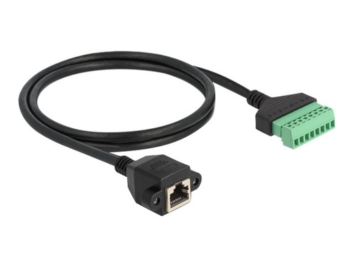 [66055] Delock Netzwerkadapterkabel - 8-polige Anschlussleiste (W)