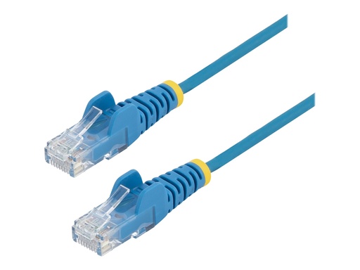 [N6PAT100CMBLS] StarTech.com 1m Slim LSZH CAT6 Ethernet Cable, 10 Gigabit Snagless RJ45 100W PoE Patch Cord, CAT 6 10GbE UTP Network Cable w/Strain Relief, Blue, ETL, Low Smoke Zero Halogen - Category 6 - 28AWG (N6PAT100CMBLS)