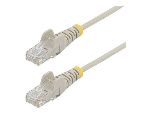 [N6PAT150CMGRS] StarTech.com 1.5m Slim LSZH CAT6 Ethernet Cable, 10 Gigabit Snagless RJ45 100W PoE Patch Cord, CAT 6 10GbE UTP Network Cable w/Strain Relief, Grey, ETL, Low Smoke Zero Halogen - Category 6 - 28AWG (N6PAT150CMGRS)