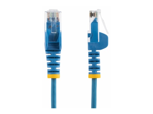 [N6PAT150CMBLS] StarTech.com 1.5m Slim LSZH CAT6 Ethernet Cable, 10 Gigabit Snagless RJ45 100W PoE Patch Cord, CAT 6 10GbE UTP Network Cable w/Strain Relief, Blue, ETL, Low Smoke Zero Halogen - Category 6 - 28AWG (N6PAT150CMBLS)