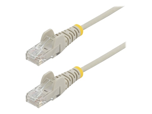 [N6PAT300CMGRS] StarTech.com 3 m Cat6-Kabel - Schlankes Cat6-Patchkabel - Grau - Snagless RJ45-Anschlusse - Gigabit-Ethernet-Kabel - 28 AWG - Patch-Kabel - RJ-45 (M)