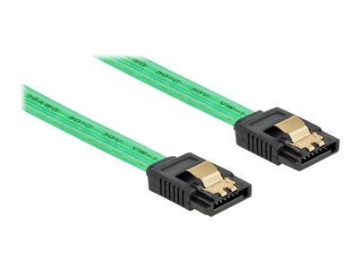[82017] Delock SATA 6 Gb/s Cable UV glow effect - SATA-Kabel