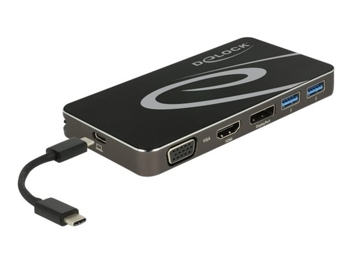 [87773] Delock USB Type-C 3.2 Dockingstation 4K - Dockingstation