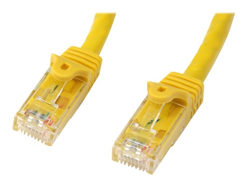 [N6PATC1MYL] StarTech.com 1m Cat6 Gigabit UTP Patchkabel Snagless - Cat.6 RJ45 Netzwerkkabel mit Schutzmanschette - Gelb - St/St - Patch-Kabel - RJ-45 (M)