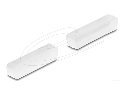 [67125] Delock Schutzumschlag - for D-Sub 25 female - durchsichtig (Packung mit 2)