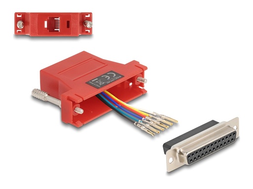[67099] Delock Assembly Kit - Serieller Adapter - DB-25 (W)