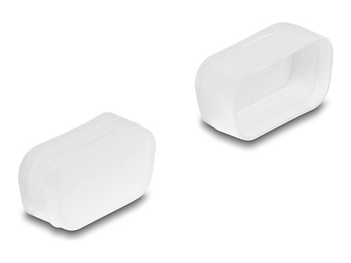 [67120] Delock Stecker-Staubschutz - für D-Sub 9/D-Sub 15 VGA männlich - durchsichtig (Packung mit 2)