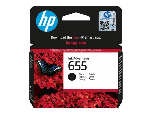 [CZ109AE#BHK] HP 655 - 14 ml - Schwarz - original - Tintenpatrone