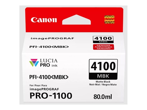 [6776C001] Canon PFI-4100 MBK - 80 ml - mattschwarz - original