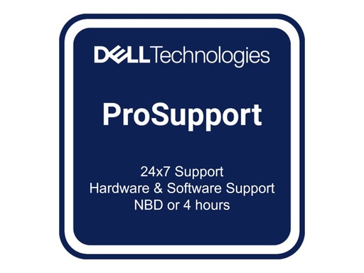 [PR250_1OS5P4] Dell Erweiterung von 1 jahr Next Business Day auf 5 jahre ProSupport 4H Mission Critical - Serviceerweiterung - Arbeitszeit und Ersatzteile (für Server)