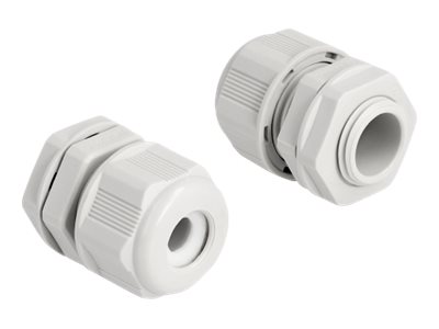 [60470] Delock Kabelverschraubung (M16) - Grau (Packung mit 2)