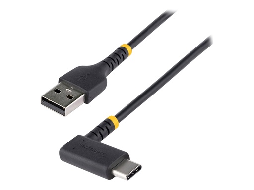 [R2ACR-1M-USB-CABLE] StarTech.com 1 m USB-A Auf USB-C Ladekabel - USB-C Winkelstecker - 3A - USB-Kabel - USB (M)