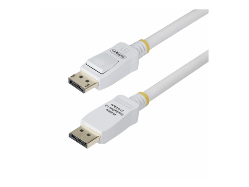 [DP12-CABLE-6FTW] StarTech.com StarTech 6ft White VESA Certified DisplayPort 1.2 Cable with Latches - DisplayPort-Kabel - DisplayPort (M)