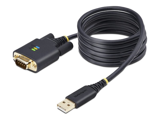 [1P6FFC-USB-SERIAL] StarTech.com StarTech 6.6ft (2m) USB to Serial Adapter Cable, COM Retention, RS232 - Kabel USB / seriell - USB (M)