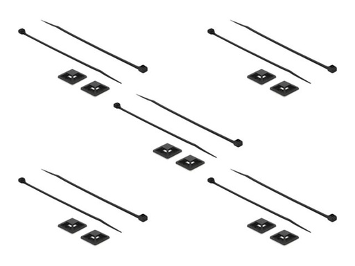 [18673] Delock Kabelbinderhalterung - Schwarz