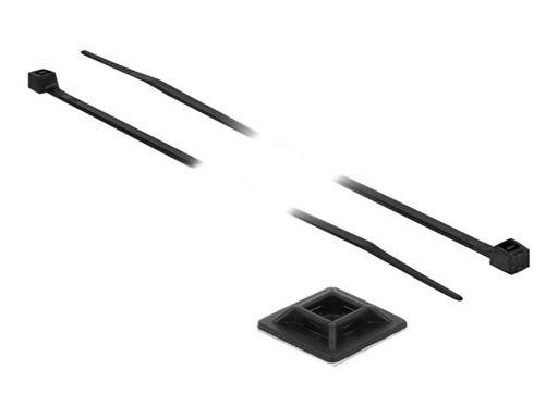 [18681] Delock Kabelbinderhalterung - Schwarz