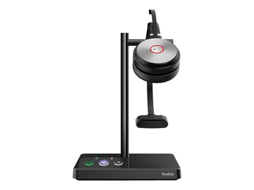[1308000] Yealink WH62 Mono Teams Headset - Kabellos - Büro/Callcenter - 20 - 20000 Hz - 80 g - Kopfhörer - Schwarz