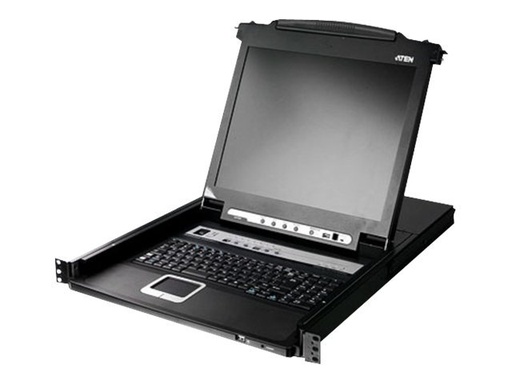 [CL5708N] ATEN Slideaway CL5708N - KVM-Konsole mit KVM-Switch - 8 Anschlüsse - 48.3 cm (19")
