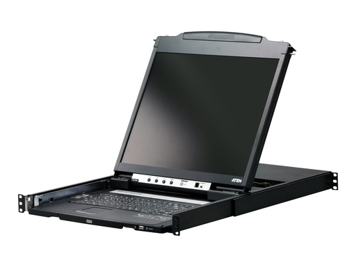 [CL5800N D] ATEN Slideaway CL5800N - KVM-Konsole - PS/2, USB - Deutsch - 48.3 cm (19")