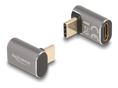 [60054] Delock USB-Adapter - USB-C (M) gewinkelt zu USB-C (W)