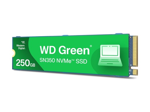 [WDS250G2G0C-00CDH0] WD Green SN350 NVMe SSD WDS250G2G0C-00CDH0 - SSD - 250 GB - intern - M.2 2280 - PCIe 3.0 x4 (NVMe)