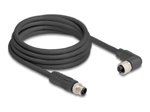 [80526] Delock Sensorkabel - M12 (4-polig) (M) gerade zu M12 (4-polig)