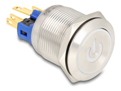 [20986] Delock Drücktaster - für 22 mm Installation