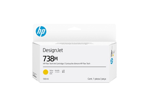 [A24VPA] HP 738M - 130 ml - Gelb - original - DesignJet