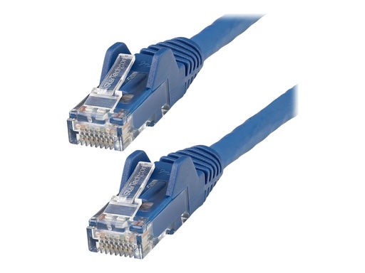 [N6LPATCH10MBL] StarTech.com 10m Netzwerkkabel CAT6 - LSZH(weniger Rauch, Halogenfrei) - 10Gbit 650MHz 100W POE RJ45 U/UTP LAN-Patch Kabel - Blau, ETL Zertifizierung, 24AWG, Installationskabel (N6LPATCH10MBL)