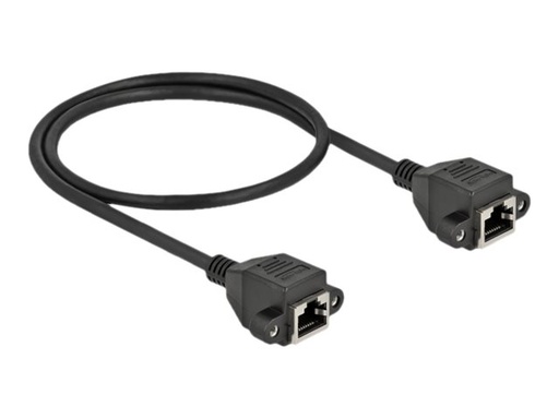 [87008] Delock Netzwerkkabel - RJ-45 (W) schraubbar zu RJ-45 (W)