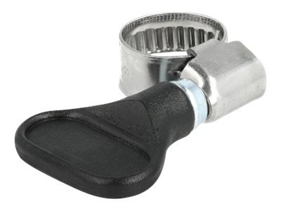 [19510] Delock Schlauchschelle - geeignet für 8 - 12 mm Schlauch - Schwarz (Packung mit 5)