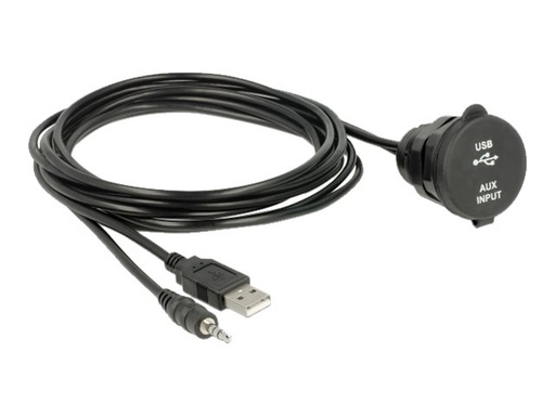 [85719] Delock USB/Audio-Verlängerungskabel - USB, Mini-Stecker (M)