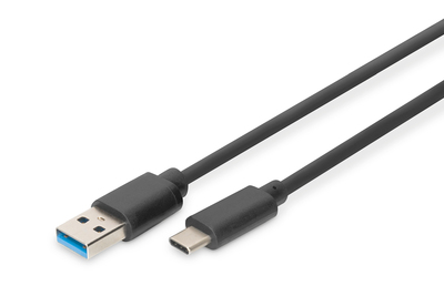 [DB-300136-010-S] DIGITUS USB-C Anschlusskabel, USB-A - USB-C