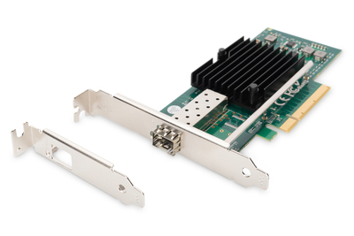 [DN-10161] DIGITUS Single Port 10 Gigabit Ethernet Netzwerkkarte, SFP, PCI Express, Intel Chipsatz