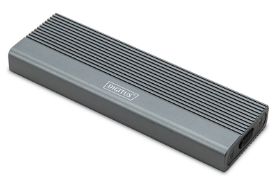[DA-71120-1] DIGITUS USB M.2 Festplattengehäuse, SSD, extern, NVMe, 10Gbps, USB 3.1 Gen2, Aluminium, werkzeugfrei
