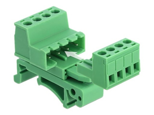 [66079] Delock Netzanschlussadapter-Kit - grün