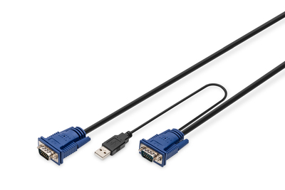 [DS-19232] DIGITUS KVM-Kabel USB für KVM-Konsolen