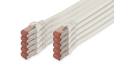[DK-1644-010-WH-10] DIGITUS CAT 6 S/FTP Patchkabel, 10 Stück