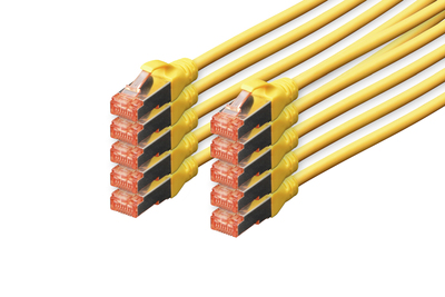 [DK-1644-020-Y-10] DIGITUS CAT 6 S/FTP Patchkabel, 10 Stück